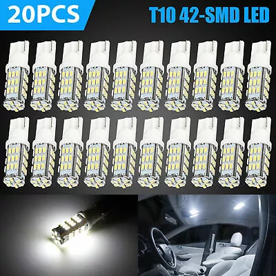 20X T10/921/194 RV Trailer 42SMD 12V Backup Reverse LED Lights Bulbs Super White • $11.98