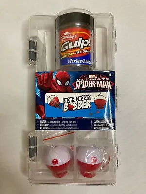 Shakespeare Ultimate Spider-man Hide-A-Hook Bobber Fishing Kit - Brand New • $6.99