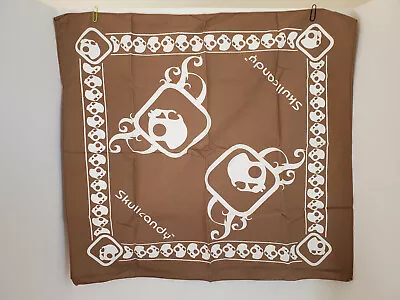 Skullcandy Brown With White Skull Details Bandana Scarf • $9