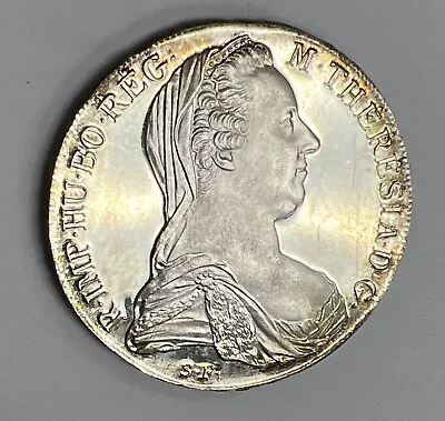 Austria Thaler 1780-SF Proof Silver Coin - Restrike Maria Theresa • $34.99