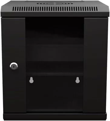 6U 10 Inch Network Server Cabinet 11.8 Inch Deep Wall Mountable 2 X Shelves • $140.29