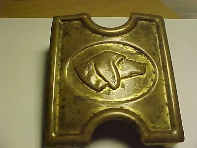 Antique Hunting   Dog Belt Buckle Anson Mills 1881 T.C. Orndorff Worcester MASS • $59.99
