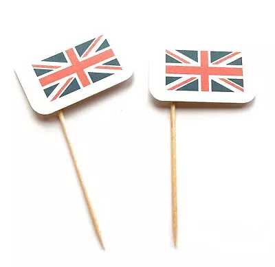 12 Jubilee 2022 Cupcake Toppers Cake Decorations Party - Union Jack UK Toppers • £4.25