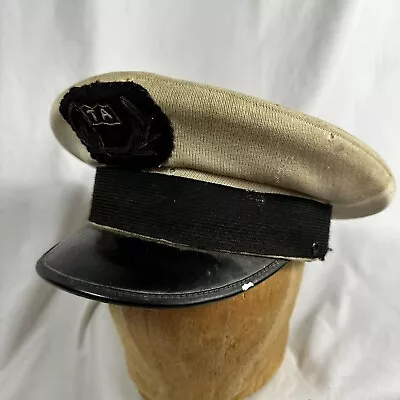 WWII British Shipping Company Marine Merchant Navy Officer Visor Hat • $175