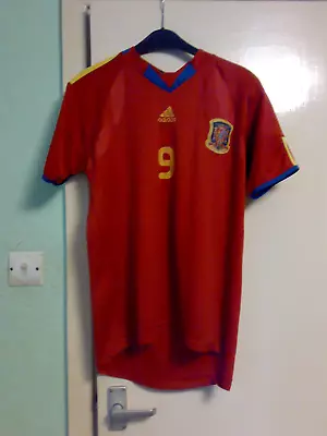 Adidas Spain International Football Shirt Torres UK 16 • £9.99