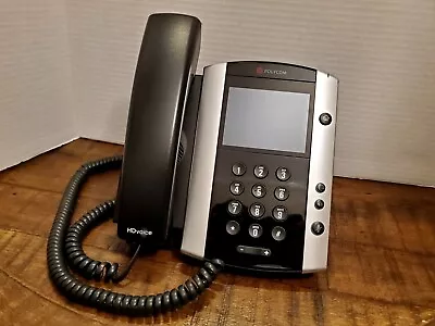 $19.95 • Buy Polycom VVX 500 12 Line Business Media VoIP Phone PoE Touchscreen 2201-44500-001