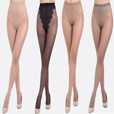 $2.09 • Buy Women Ultra-thin See Through Pantyhose Tights Nylon Stockings Dance Long Socks