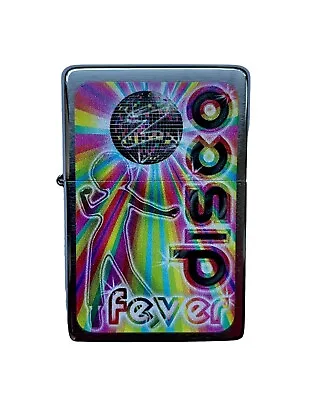 Genuine ZIPPO Disco Fever Vintage Look Lighter! Classic Design! New! • £14.49