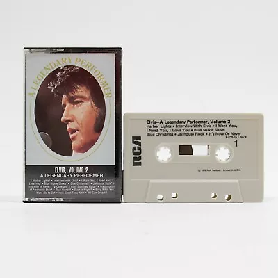 Elvis Presley A Legendary Performer Volume 2 Cassette Tape • $9.95