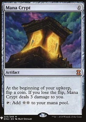 MTG Magic The Gathering Mana Crypt (1603/1703) Mystery Booster NM • $189.95