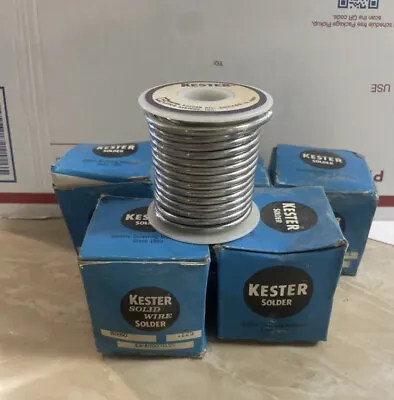 Vintage Kester Solder Spool 1lb  40/60 NOS Stained Glass 5 Lbs Ships Fast • $75
