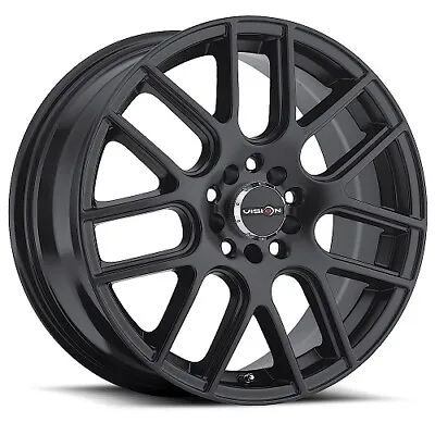 16x7 Vision 426H Cross Matte Black Wheels 4x100/4x4.25 (42mm) Set Of 4 • $526.96