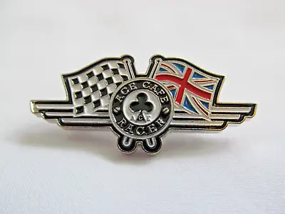 Ace Cafe Racer Crossed Flags Badge 45mm X 20mm • £8.95
