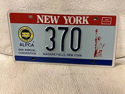 Vintage 1998 New York ALPCA Souvenir License Plate ~ 370 • $49.99