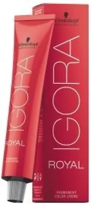 Schwarzkopf Igora Royal 8-77 - Light Blonde Copper Extra Hair Colour / Tint 60m • £14.91