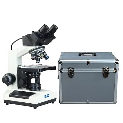 OMAX 40X-2500X Built-in 3MP Digital Camera Compound Microscope+Aluminum Case • $559.99