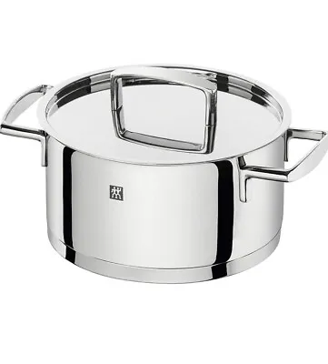 ZWILLING Stainless Steel Cookware Gloss Grey 1pcs With Lid21cm  • £49