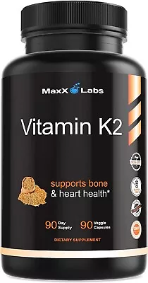 High Strength Vitamin K2-600 Mcg - Full Spectrum Vitamin K2 MK4 MK7 Vitamin • $59