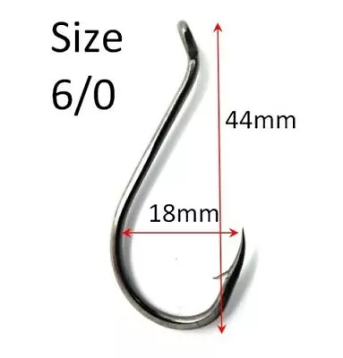 ** FREE SHIPPING ** Bulk 50x ~ 1000x 6/0 Octopus Beak Suicide Fishing Hooks  • $122