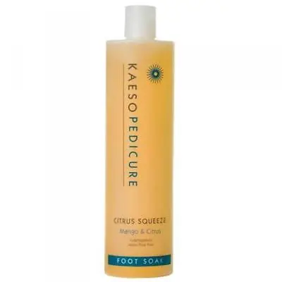 KAESO BEAUTY CITRUS SQUEEZE FOOT SOAK - 495ml Mango & Citrus Pedicure Tired Feet • £9.49