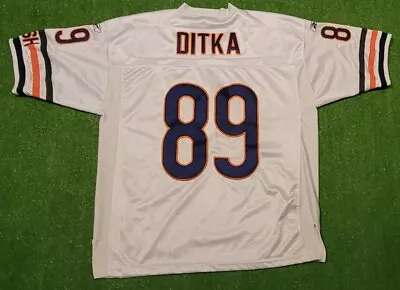 Mike Ditka Chicago Bears White Away Jersey Men's Size 50  • $54.98
