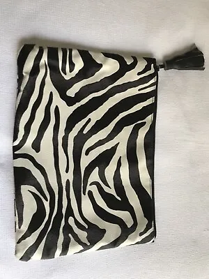 New Zebra Style Rectangle Clutch Bag ( Plastic Material) • £7