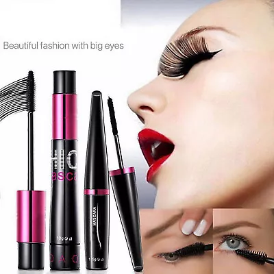 4D Silk Fibre Mascara Eyelash Waterproof Extension Volume Long Lasting Make Up • $13.94