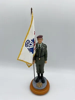 Vanmark American Heroes  Army Color Guard Flag Figurine W/ Paperwork # 3/117 NIB • $60