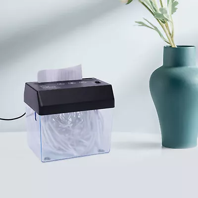 Electric Paper Shredder Mini Shredder Transparent Paper Shredder Home Office  • $19