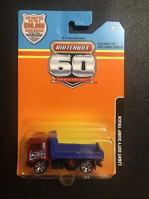 2013 Matchbox 60th Anniversary Light Duty Dump Truck (A5) • $9.99