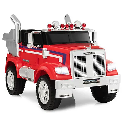 £164.99 • Buy Kids Ride On Dump Truck 12V Battery Powered Licensed Toy Car Electric Vehicle
