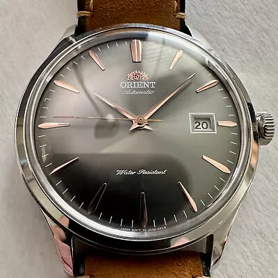 Orient Bambino Version 4 Automatic Grey Dial Men's Watch FAC08003A0 • $119.99