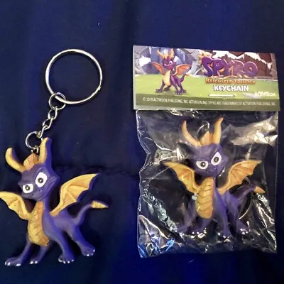 Spyro Reignited Trilogy Keychain Gamestop Promotional Item NEW & SEALED • $8.15