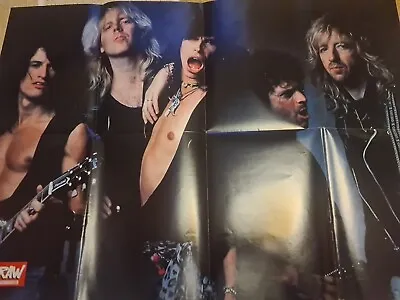 Massive 59x42cm Folded AEROSMITH 1993 1993 POSTER RAW MAGAZINE  • £11.99