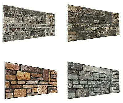 3D Stone Effect Wall Panel Natural Stone Look Polystyrene Wall Cladding Panel • £6.99