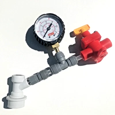 £22.25 • Buy Kegland Blow Tie Spunding Valve Adjustable Pressure 0-15 Gauge Corny Ball Lock