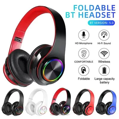 $27.16 • Buy Noise Cancelling Wireless Stereo Headphones Gaming Bluetooth 5.0 TV PC Headset
