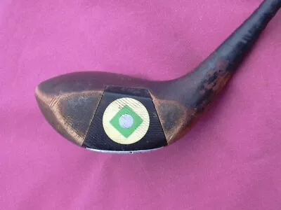 Vtg Hagen Braeburn Fancy Face Wood Golf Club Spoon RH 100A • $9.99