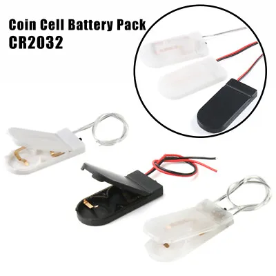 CR2032 6V Coin Cell Battery Holder Case Box With On / Off Switch Battery Pack • £1.19