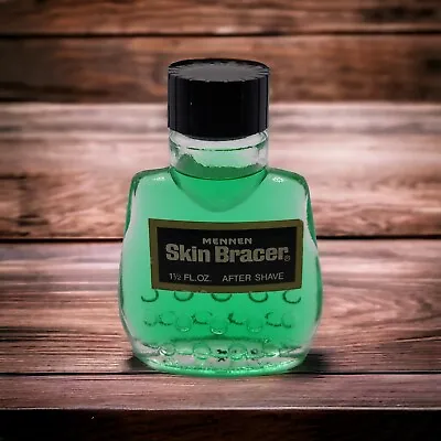 Mennen Skin Bracer After Shave Vintage 1980's  1.5oz Full Bottle • $14.99