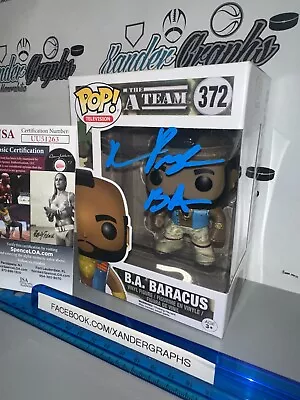 Quinton Rampage Jackson A-team Ba Baracus 372 #372 Autographed Funko Pop-jsa Coa • £140.61