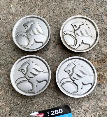 4 X HOLDEN VY VZ Wheel Centre Caps  SILVER CC-098 COMMODORE GM • $30