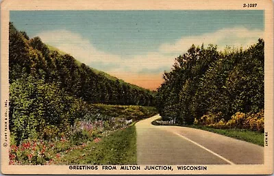 Milton Junction Wisconsin- Greetings From Milton Junction Wisconsin • $5.79