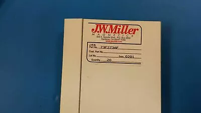 (10 PCS) 73F273AF JW MILLER Fixed Inductors 2700uH 5% Obsolete • $12.95