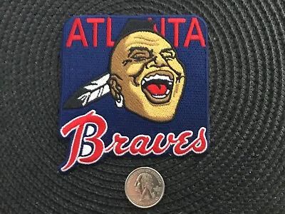 ATLANTA BRAVES MLB  Vintage Embroidered Iron On  Patch 4” X 3.5” • $5.99