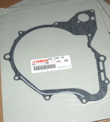 New Genuine OEM YAMAHA 4VR-15451-00 Stator Cover Gasket 1998-2010 Virago V-Star • $22.95