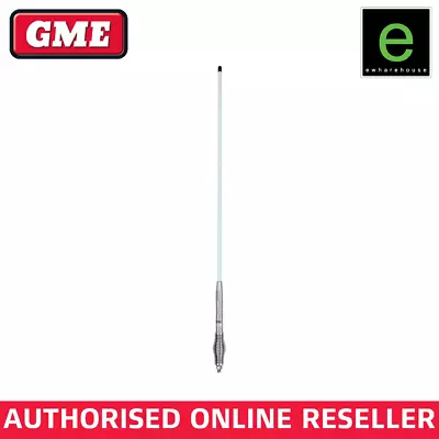 GME AE4702 6.6 DBi RADOME FIBREGLASS UHF CB ANTENNA W/ SPRING BASE BLK/WH/GREY • $160