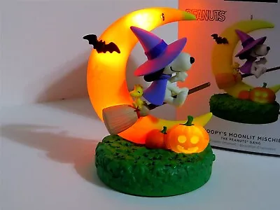 Snoopy Peanuts Charlie Brown Hallmark Halloween Ornament Lights Sound 2023 • $43.99