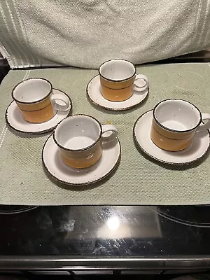 £31.15 • Buy Set Of 4 - Stonehenge Midwinter Sun Cup & Saucer Sets ~ 8 Pc Total ~ England
