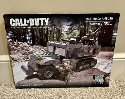 Mega Bloks Call Of Duty Half-Track Ambush Construction Set NIB • $219.95